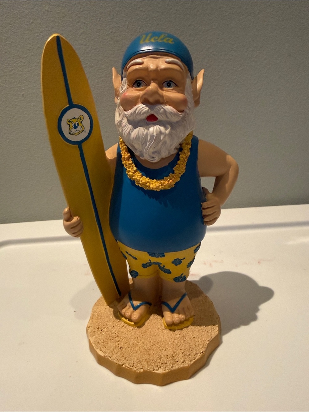 UCLA Surfer Garden Gnome